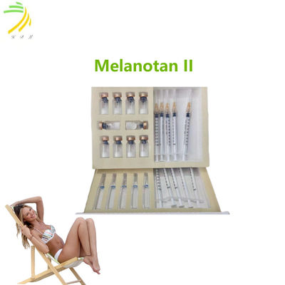 quality เปปไทด์บริสุทธิ์ 99.9% 10 มก./ขวด Melanotan II Mt2 สีขาวสำหรับการฟอกหนัง factory
